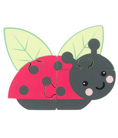 Orange Tree Toys Ladybird Wooden Puzzle