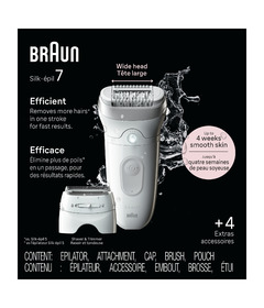 Braun Leg Epilator SE7-041 Silver