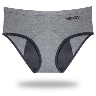 Buy Happy Reusable Bamboo Period Underwear KANTA Graphite at Well