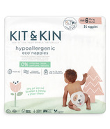Kit & Kin Hypoallergenic Disposable Diapers Dog and Penguin Size 6