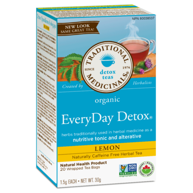 Buy Traditional Medicinals Organic Lemon Everyday Detox Tea at Well.ca ...