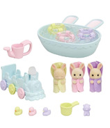 Calico Critters Triplets Baby Bathtime Set