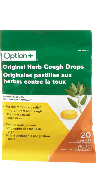 Buy Option + Original Herb Cough Drops At Well.ca 