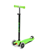 Micro Scooter Maxi Micro LED Vert