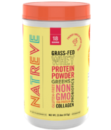 Natreve Grass Fed Whey Protein Powder French Vanilla Wafer Sundae