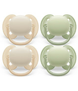 Philips AVENT Ultra Soft Pacifier Sand Pastel and Warm Green