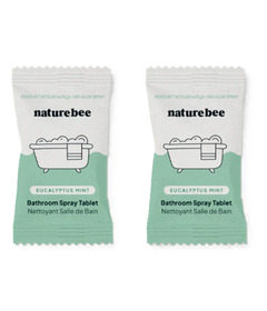Nature Bee Bathroom Cleaning Spray Refill Tablet Eucalyptus Mint