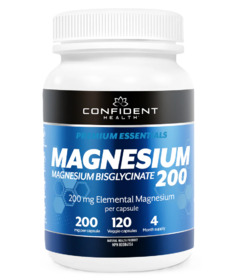 image of Confident Health Magnesium Bisglycinate with sku:339282