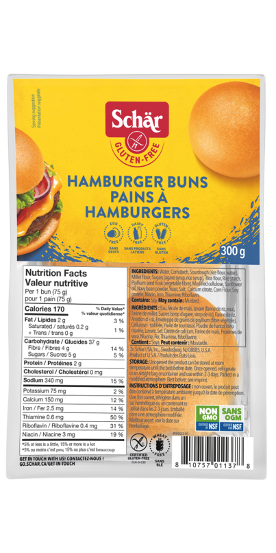 Buy Schar Gluten Free Hamburger Buns at Well.ca | Free Shipping $49+ in