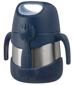 b.box Insulated Food Jar with Spork Midnight