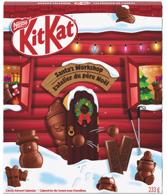 Calendrier de l’Avent de l’atelier du Père Noël Kit Kat Nestlé