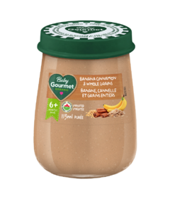 Baby Gourmet Organic Jar Banana Cinnamon & Whole Grains