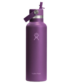 Hydro Flask Standard Mouth with Flex Straw Cap Beachplum Purple