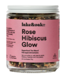 Lake & Oak Tea Co. Rose Hibiscus Glow Superfood Tea Blend