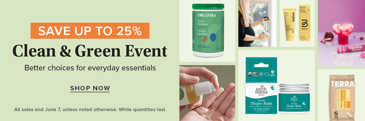 Save up to 25% on The Clean & Green Event
