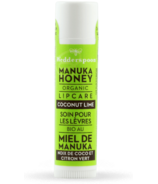 Wedderspoon Baume à lèvres de Manuka biologique, noix de coco-lime
