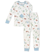 Ensemble pyjama à manches longues en bambou pour bébé Silkberry Moose Woods