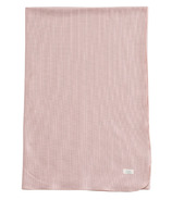 Loulou Lollipop Couverture en tricot gaufré, rose blush