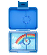 Yumbox Snack 3 Compartment Sky Blue with Cloud Print