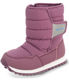 Jan & Jul Tall Puffy Winter Boots Dark Plum