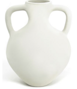 Natural Living Grecian Vase White
