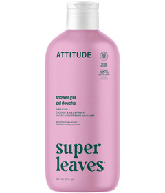 ATTITUDE Super Leaves Natural Shower Gel Coconut & Wild Berries
