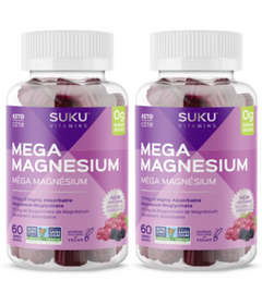 SUKU Vitamins Mega Magnesium Gummies Bundle