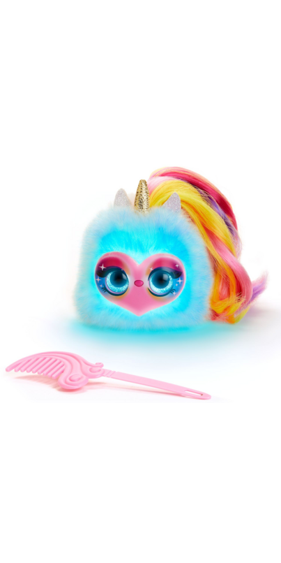 Pomsies Lumies Pixie Pop Pink – Animaletto Virtuale Interattivo Con Luci Colorate, Gioco Per Bambini