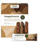 Simply Protein Plant Based Protein Bars Peanut Butter Chocolate 