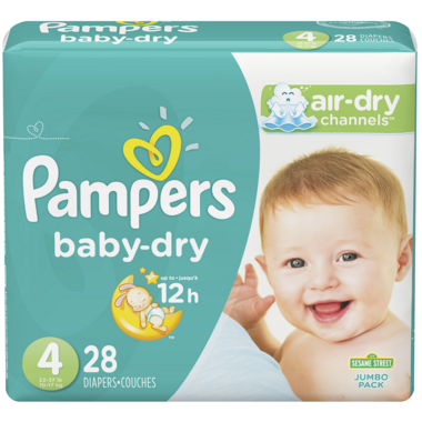 pampers dry