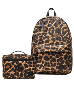 Herschel Supply Classic XL Backpack & Lunch Box Leopard Light Bundle