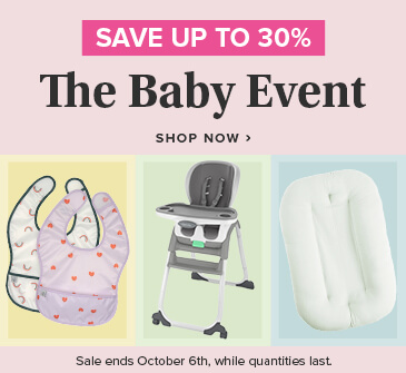 Save up to 30% on the Baby Event