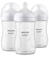 Philips AVENT Natural Baby Bottle Pack With Natural Response Nipple Clear (biberon naturel Philips AVENT avec tétine naturelle)