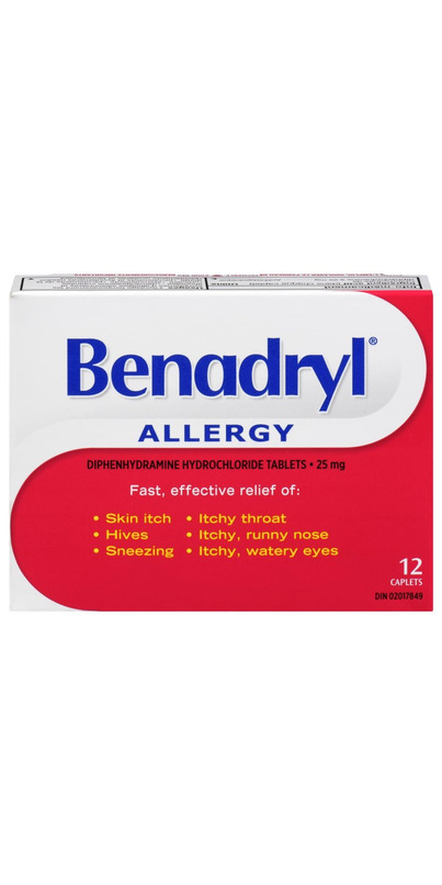 Buy Benadryl Allergy Caplets At Wellca Free Shipping 35 In Canada