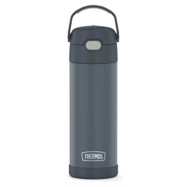 Thermos Funtainer Stainless Steel Insulated Bottle w-Spout - 16oz - Stone Slate