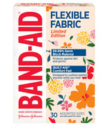Band-Aid Flexible Fabric Bandages Wildflower 
