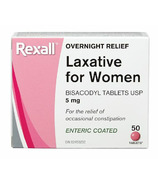 Rexall laxatif pour femmes en comprimé enrobé bisacodyl 5 mg