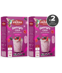 PRANA Overnight Chia Berry Fairy Oat & Chia Mix Bundle