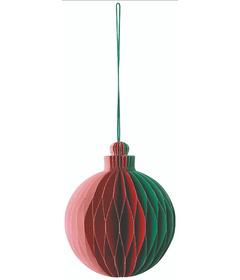 Jubilee By Danica Honeycomb Paper Christmas Tree Ornament Globe