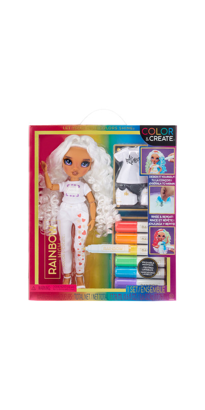 Buy Rainbow High Color & Create Fashion Doll Purple Eyes at