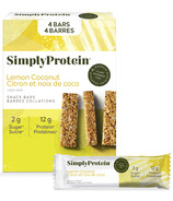 Simply Protein Plant Based Snack Bars Lemon Coconut 