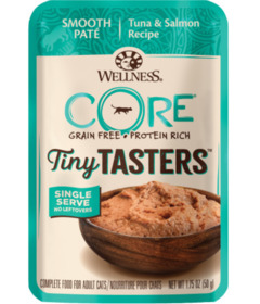 image of Wellness Core Tiny Tasters Wet Cat Food Tuna & Salmon with sku:309506