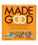 MadeGood Barres de granola biologiques, sucré et salé