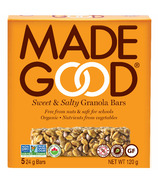 MadeGood Barres de granola biologiques, sucré et salé