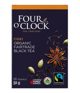 Chai au thé noir biologique Four O'Clock