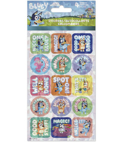 Trends Educational Standard Sticker Sheets Bluey