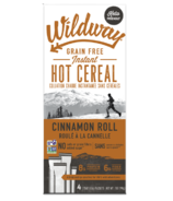 Wildway Céréales chaudes instantanées sans céréales Cinnamon Roll