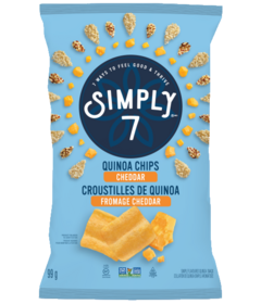 Croustilles de quinoa au cheddar de Simply 7