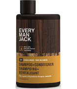 Chaque homme Jack Shampooing & Conditionneur Voyage Flask Bois de santal