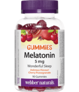 Webber Naturals mélatonine 5 mg